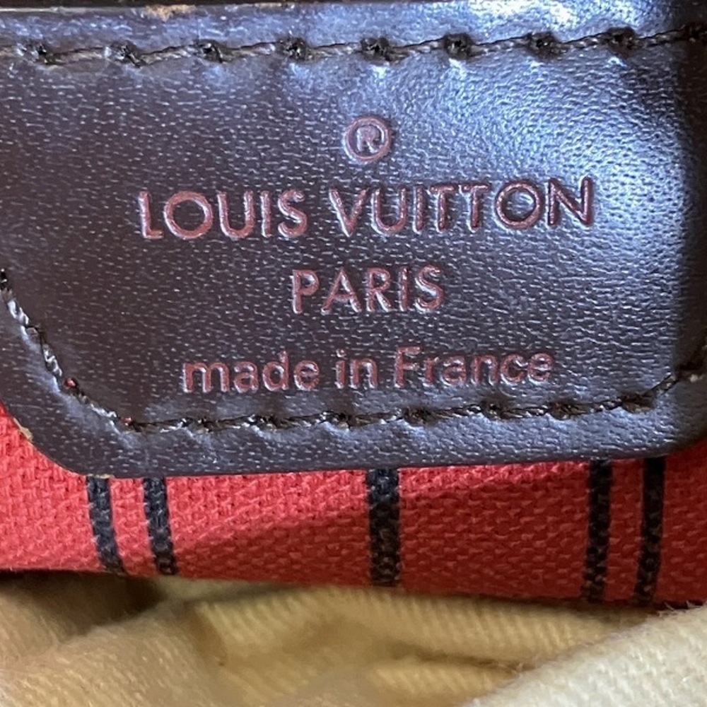 LOUIS VUITTON Brown Damier Neverfull PM Tote Bag - Picture 4 of 9